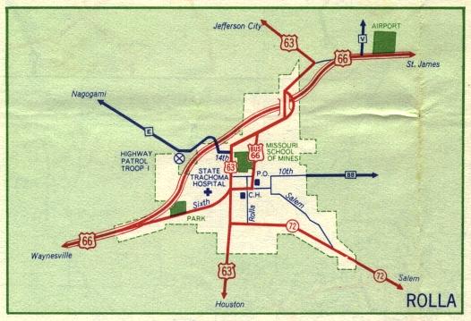 Inset map for Rolla, Mo. (1959)
