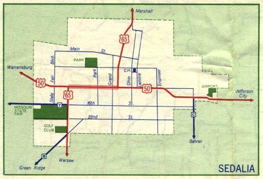 Inset map for Sedalia, Mo. (1959)
