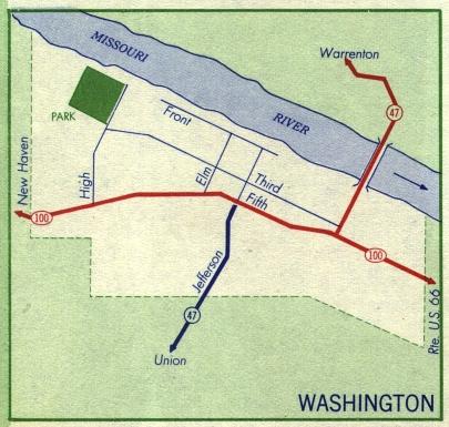 Inset map for Washington, Mo. (1959)
