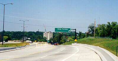 1998 end of Watkins Drive at Swope Parkway, Kansas City, Mo.