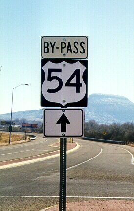 Bypass US 54 near Tucumcari, New Mexico