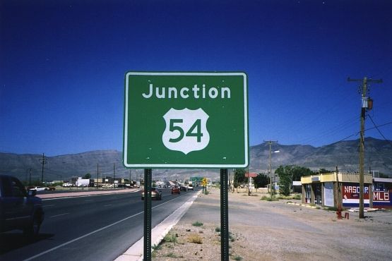 Green US 54 in Alamogordo, NM