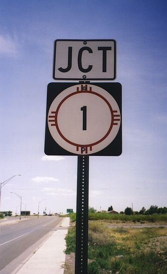 NM 1 at Business Loop 25 in Socorro, NM