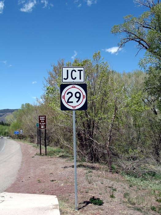 Junction of NM 29 at NM 17 in Chama