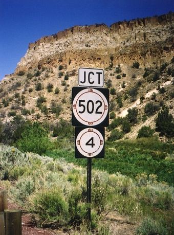 NM 502 at NM 4 east of Los Alamos