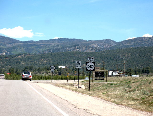 NM 512 at US 64/84 near Brazos