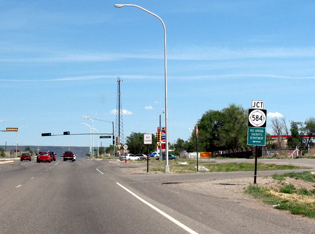 NM 584, formerly NM 68 Spur, in Española