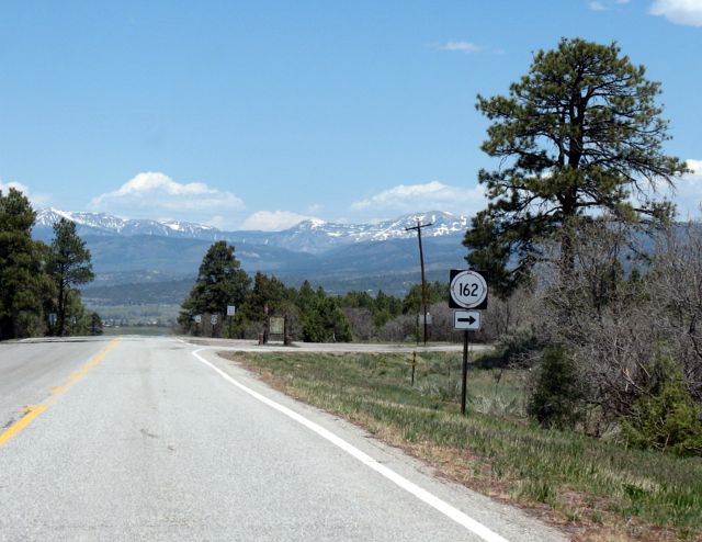 NM 162 at US 84 in Tierra Amarilla