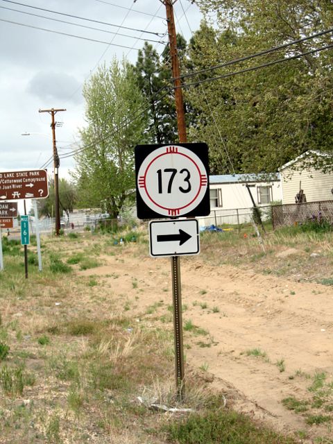 NM 173 at US 550 in Aztec