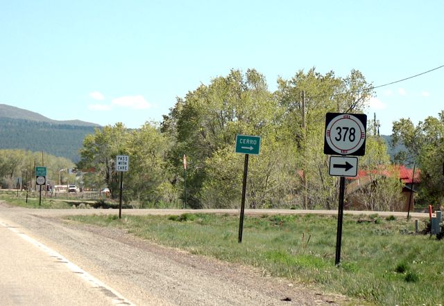 NM 378 at southbound NM 522