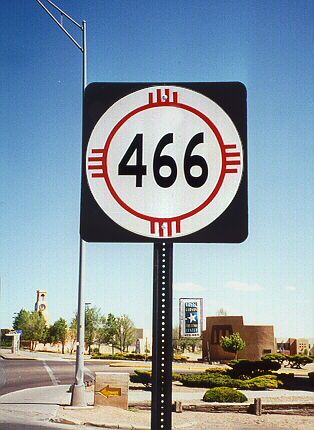 NM 466 in Santa Fe