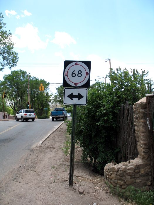 Southern terminus of NM 240 at NM 68