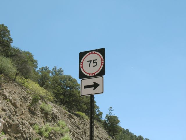 NM 75 from NM 518 in Taos County