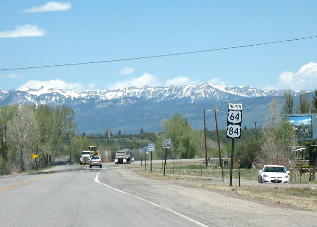 US 64 and US 84 are concurrent in Tierra Amarilla, NM