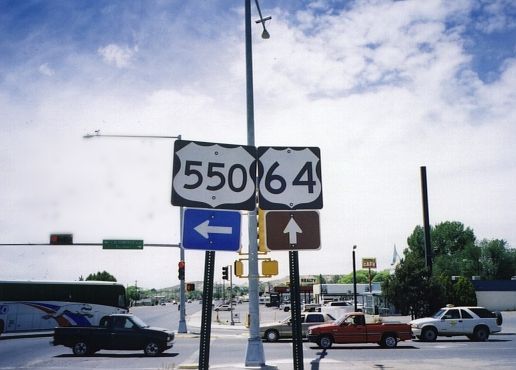 US 550 at US 64 in Bloomfield, NM