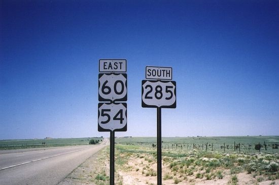 US 60/54/285 at Vaughn, NM