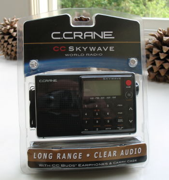 CC Skywave radio in reusable blister package