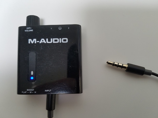 M-Audio Bass Traveler headphone amplifier