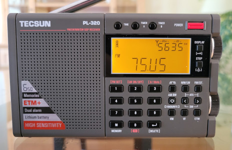 FM de-emphasis setting on the Tecsun PL-320