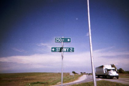 250th Street in Iowa