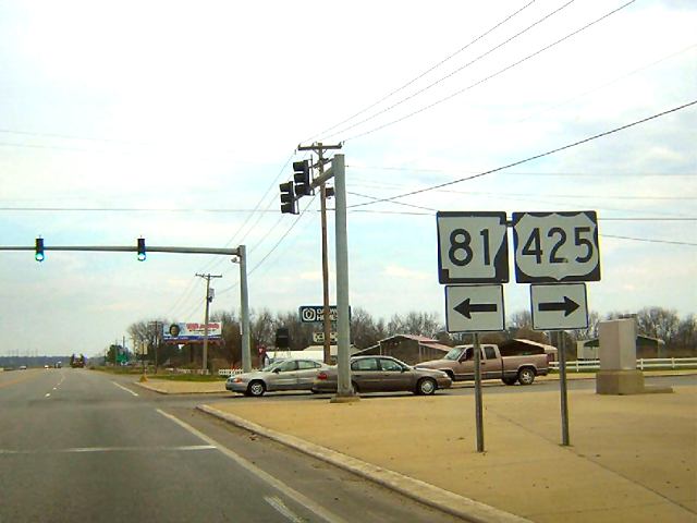 US 425 and Arkansas 81 near Pine Bluff