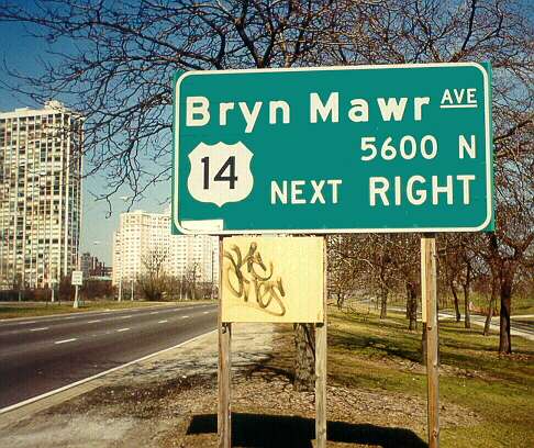Bryn Mawr exit/Lake Shore Drive