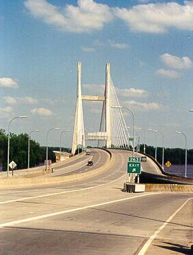 Great River Bridge for US 34 in Burlington, Iowa