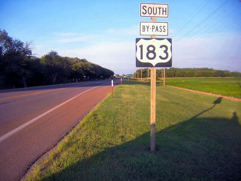 Bypass US 183 in Hays, Kansas