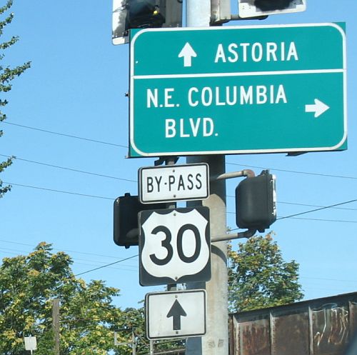 Bypass US 30 in Portland, Oregon