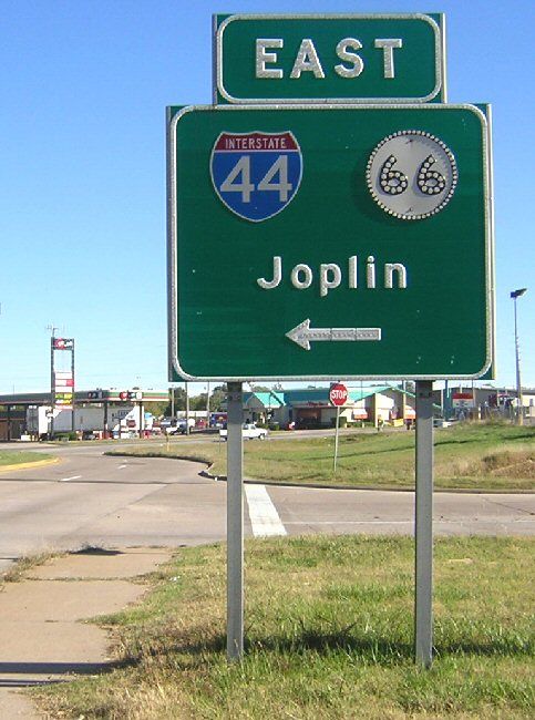 Button reflectors for Interstate 44/Oklahoma 66 freeway entrance in Tulsa