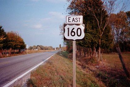 East US 160 in Kansas