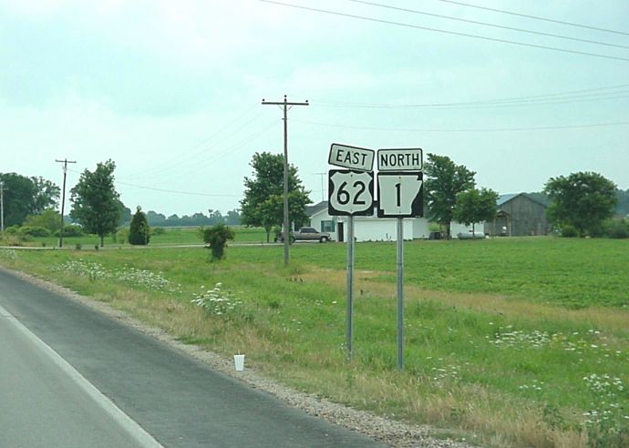US 62 and Arkansas 1 near Piggott