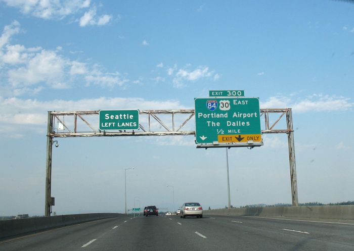 US 30/Interstate 84 from Interstate 5 in Portland, Oregon