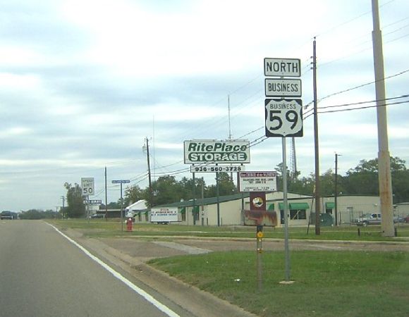 Business US 59 in Nacogdoches, Texas