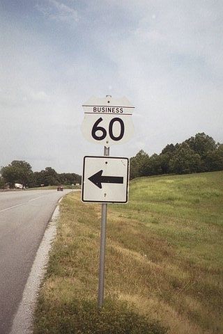 Business US 60 in Oklahoma near Seneca, Missouri