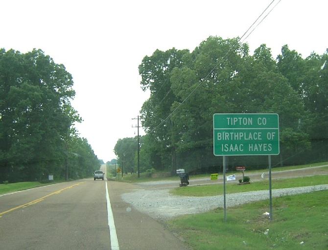 Tennessee home county of entertainer Isaac Hayes