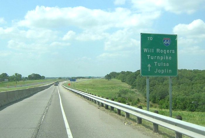 Trailblazer on the Indian Nation Turnpike in Oklahoma