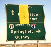 US 67 to I-72 in 1998 in Jacksonville, Illinois