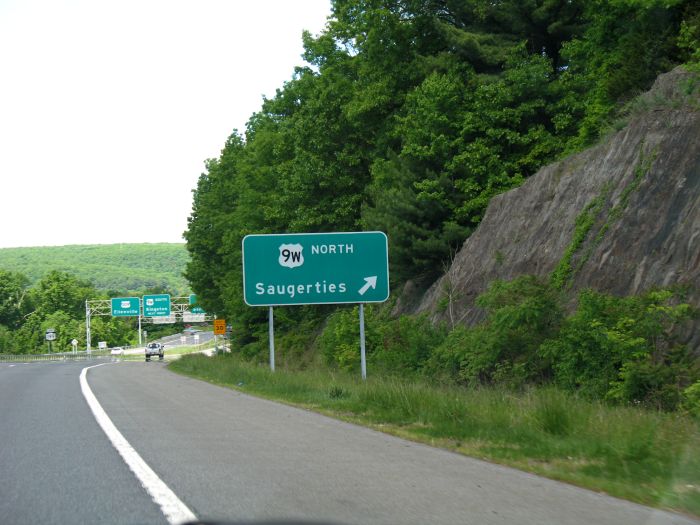 End of US 209 at US 9W in Ulster County, New York