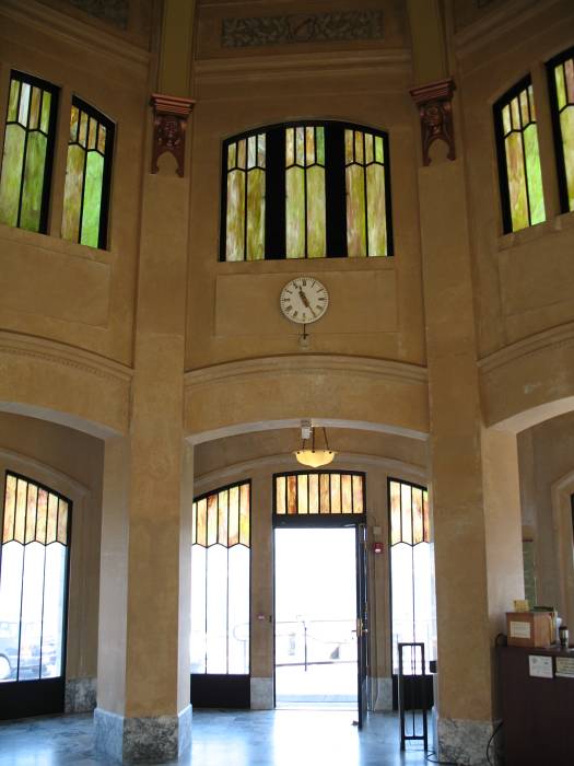 Interior of the Vista House on the Historic Columbia River Highway in Oregon
